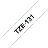 Páska BROTHER TZe-131 12mm černý tisk/průsvitný podklad, laminovaná - kompatibilní