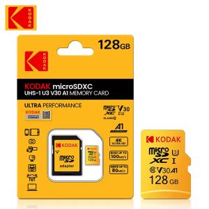 Kodak microSDXC paměťová karta 128GB + adaptér
