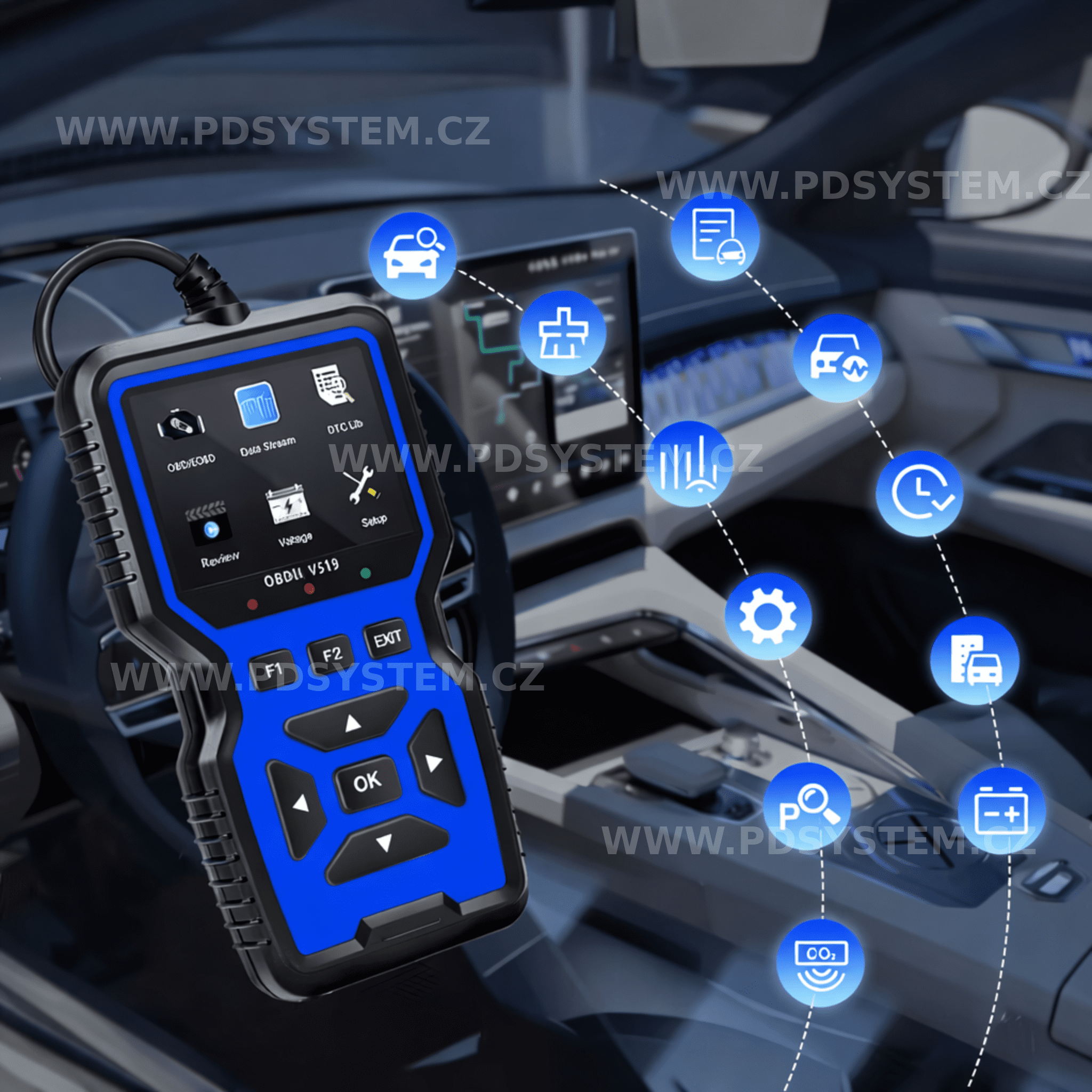 Autodiagnostika / skener OBD2