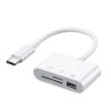 USB-C čtečka paměťových karet SD/microSD + redukce na USB-A