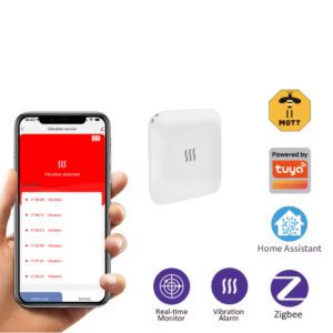 Tuya ZigBee senzor otřesů a vibrací + ZIGBEE2MQTT