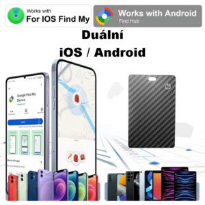 Lokalizační karta / Smart tag lokátor duální - iOS + Andriod