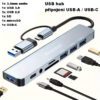 USB rozbočovač 8v1